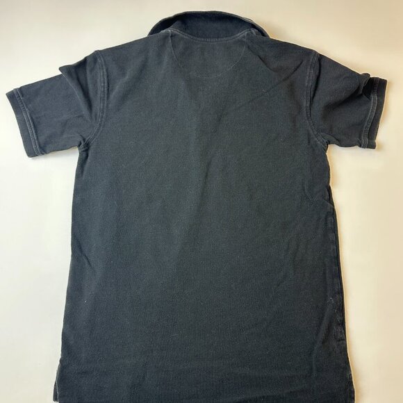 Faded Glory Polo Shirt Mens Small Black Short Sleeve Casual Cotton Classic Fit - Picture 7 of 7
